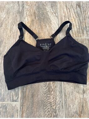 Kindred Bravely Women's Sports Pumping & Nursing Bra - Black